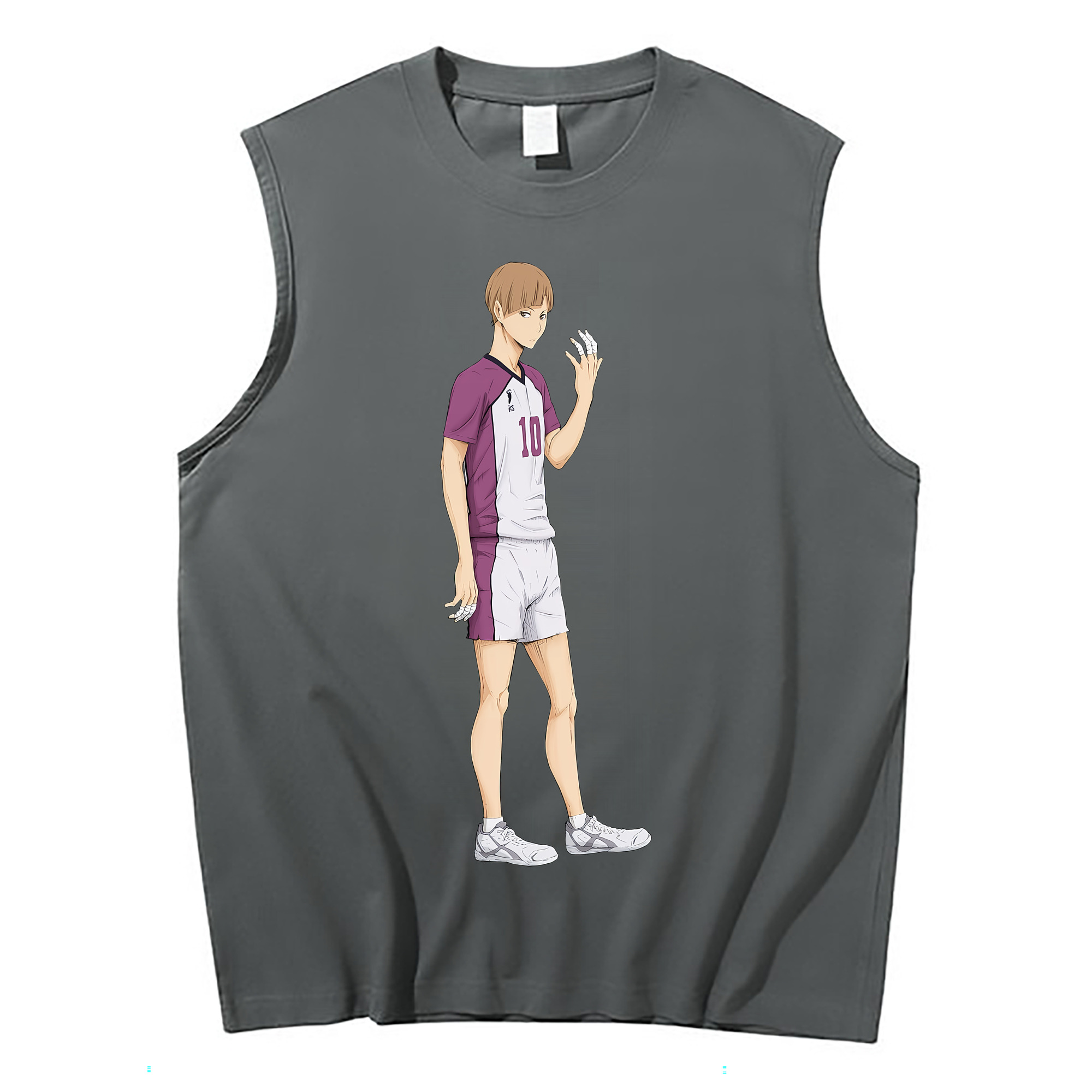 （画像用） ハイキュー!! Haikyu!! コットン100％タンクトップ（フロントプリント）